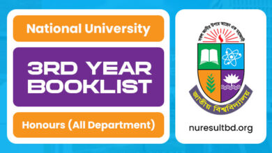 nu honours 3rd year book list